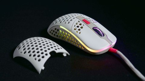 Mysz gamingowa CHERRY XTRFY M42 Retro EDT M42-RGB-RETRO Oburęczna USB Typu-A Optyczny 16000 DPI Cherry
