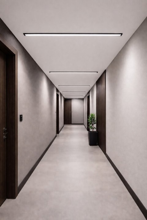 Oprawa led Redom 24W 0,6m 4000K czarna karton gips