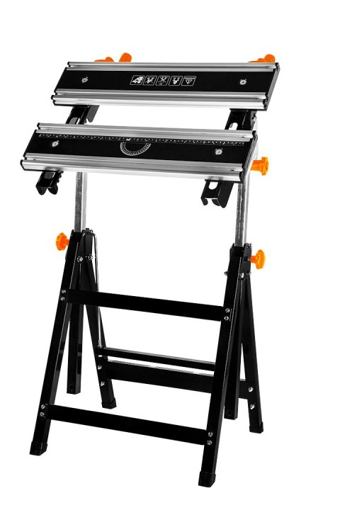 Stół warsztatowy regulowany, aluminiowy 60 x 58 x 77-107 cm NEO TOOLS