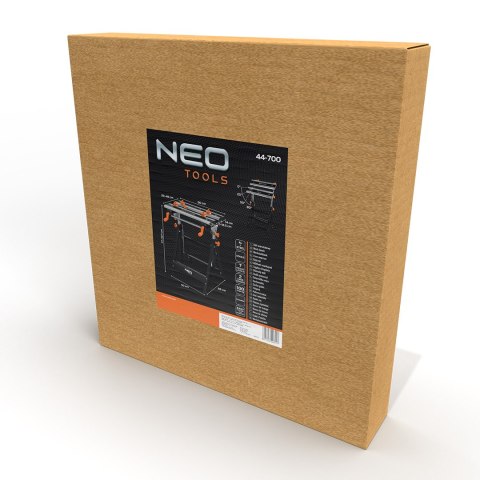 Stół warsztatowy regulowany, aluminiowy 60 x 58 x 77-107 cm NEO TOOLS