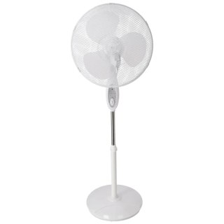 Wentylator stojący 16" z pilotem srebrny Dedra