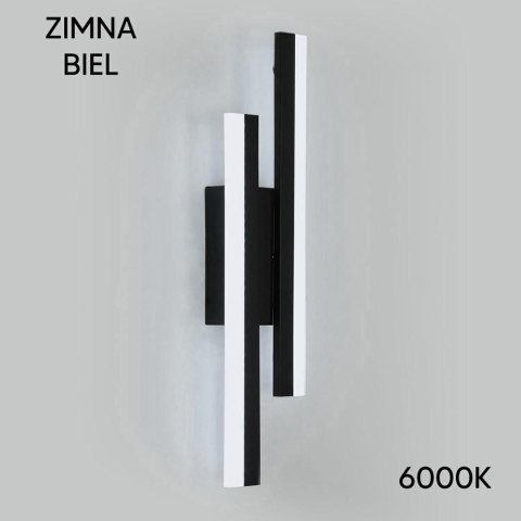 ZD142A Lampa scienna led 9w podójna zimny biały ATL