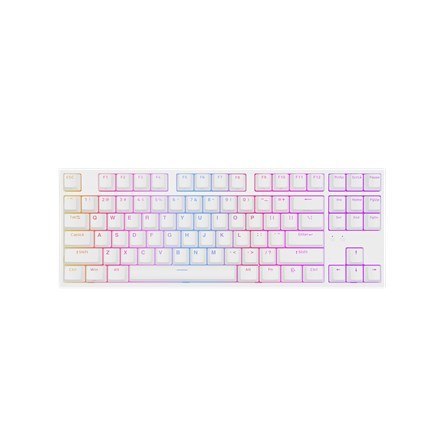 GENESIS Thor 404 TKL klawiatura Gaming USB QWERTY Amerykański międzynarodowy Biały GENESIS