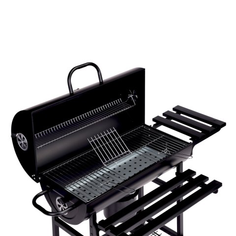 Grill węglowy ogrodowy z pokrywą termometr popielnik składane półki MultiGarden MultiGarden