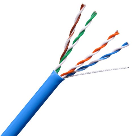 Kabel sieciowy lan rj45 cat 6a przewód internetowy utp router skrętka 305m -e553-1 RTO
