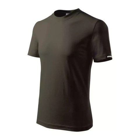 Koszulka męska t-shirt xxl, kolor army, 100% bawełna Dedra