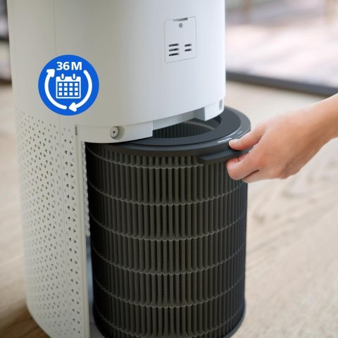 Philips Zintegrowany filtr 3w1 Pasuje do oczyszczacza 2w1: AC3737/10 Filtr NanoProtect HEPA Pro S3 Philips