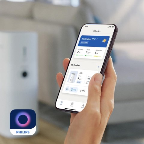 Philips Zintegrowany filtr 3w1 Pasuje do oczyszczacza 2w1: AC3737/10 Filtr NanoProtect HEPA Pro S3 Philips