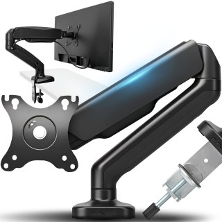 Regulowany uchwyt biurkowy do monitora 17-27" wieszak do tv vesa 75 100 RTO