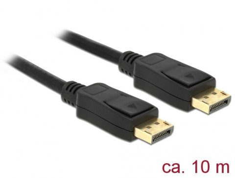 DeLOCK 84862 kabel DisplayPort 10 m Czarny DELOCK