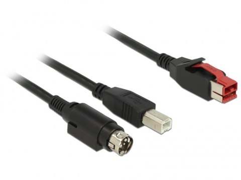 DeLOCK 85489 kabel USB USB 2.0 3 m USB B Czarny DELOCK