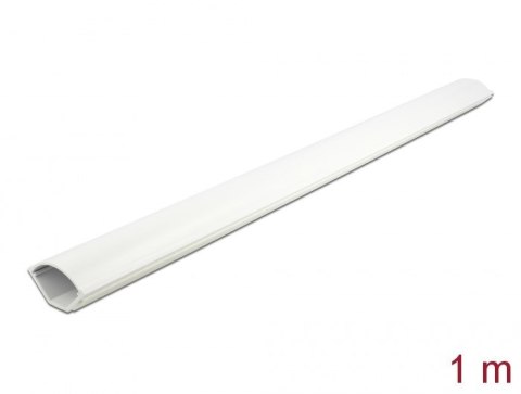 DeLOCK Korytko kablowe, kątowe 43 x 23 mm - długość 1 m białe DELOCK