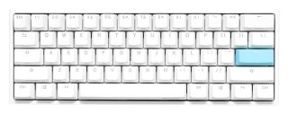 Ducky DKON2061ST klawiatura Gaming USB QWERTY Amerykański międzynarodowy Biały Ducky