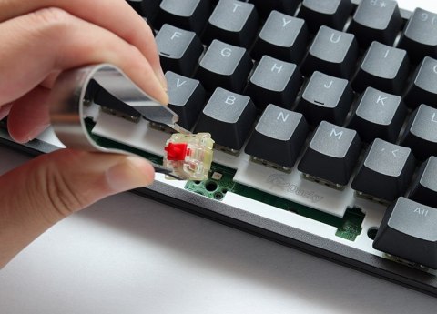 Ducky One 3 Classic Mini klawiatura Gaming USB Niemiecki Czarny, Biały Ducky