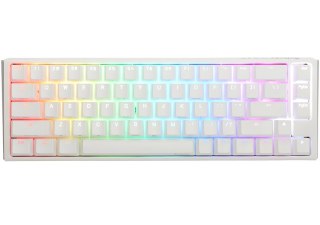 Ducky One 3 Classic Pure White SF klawiatura Gaming USB Niemiecki Biały Ducky