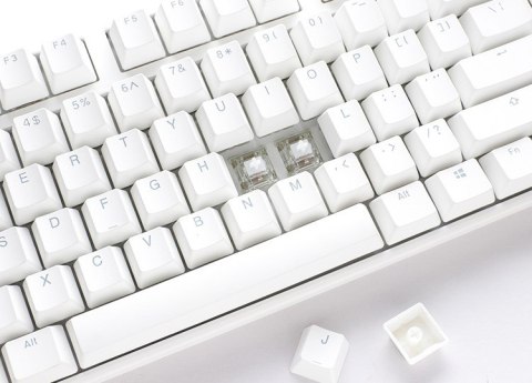 Ducky One 3 Classic Pure White klawiatura Gaming USB Niemiecki Biały Ducky