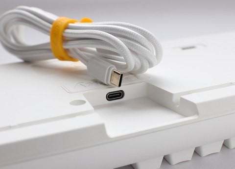 Ducky One 3 Classic Pure White klawiatura Gaming USB Niemiecki Biały Ducky