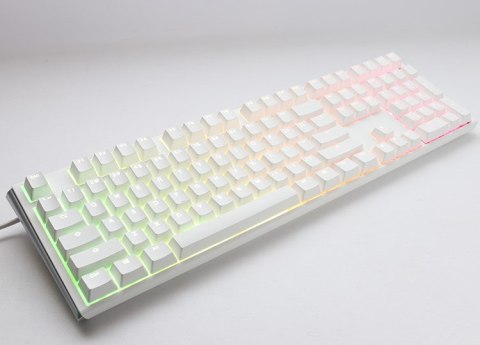 Ducky One 3 Classic Pure White klawiatura Gaming USB Niemiecki Biały Ducky