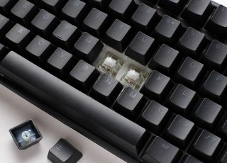 Ducky One 3 Classic TKL klawiatura Gaming USB Niemiecki Czarny, Biały Ducky