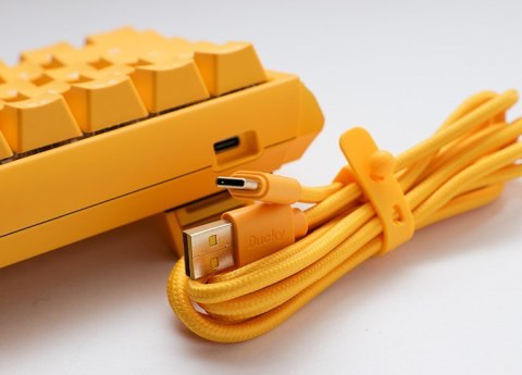 Ducky One 3 Yellow Mini klawiatura Gaming USB Niemiecki Żółty Ducky