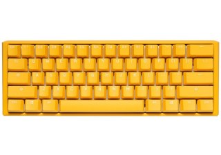 Ducky One 3 Yellow Mini klawiatura Gaming USB Niemiecki Żółty Ducky