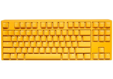 Ducky One 3 Yellow TKL klawiatura Gaming USB Niemiecki Żółty Ducky