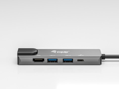 Equip Dock 5-1 USB-C->HDMI,2xUSB-A,GbE,100W USB-C 0.25m EQUIP