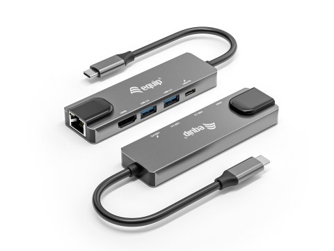Equip Dock 5-1 USB-C->HDMI,2xUSB-A,GbE,100W USB-C 0.25m EQUIP