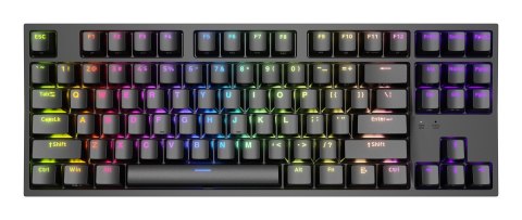 GENESIS Thor 404 TKL klawiatura Gaming USB QWERTY Amerykański międzynarodowy Czarny GENESIS