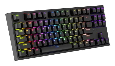 GENESIS Thor 404 TKL klawiatura Gaming USB QWERTY Amerykański międzynarodowy Czarny GENESIS