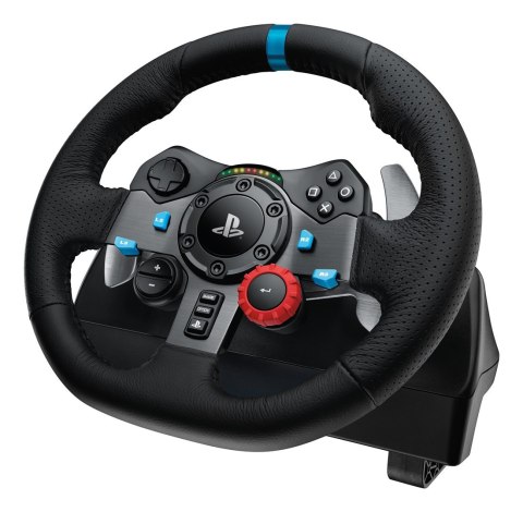 Logitech G 991-000539 kontroler gier Aluminium, Czarny USB Kierownica + pedały + zestaw słuchawkowy PC, PlayStation 4, PlayStati Logitech