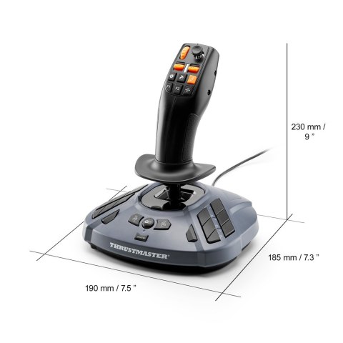 Nacisk joysticka. SimTask FarmStick (PC) sprzedaż detaliczna THRUSTMASTER
