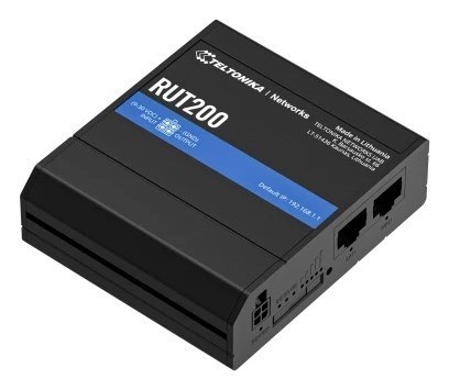 Teltonika RUT200 | Przemysłowy Router LTE | 4G/LTE Cat.4, 2x LAN 100Mb/s WiFi 2,4GHz, RMS Teltonika