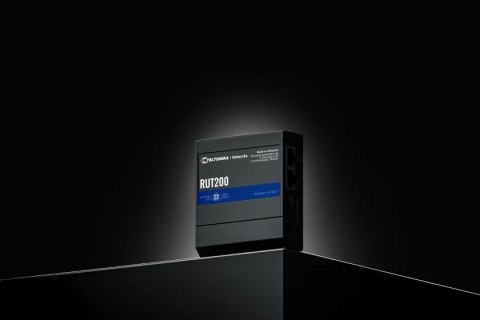 Teltonika RUT200 | Przemysłowy Router LTE | 4G/LTE Cat.4, 2x LAN 100Mb/s WiFi 2,4GHz, RMS Teltonika