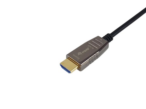 Ultra High Speed - Kabel HDMI z Ethernetem - HDMI męski na męski HDMI - 50,0 m - Aktywny kabel optyczny (AOC), obsługa 8K 60 Hz EQUIP