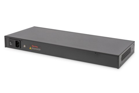 24 Port L2 Managed Gigabit Ethernet Switch with PoE Injector, 2 SFP Upload DIGITUS