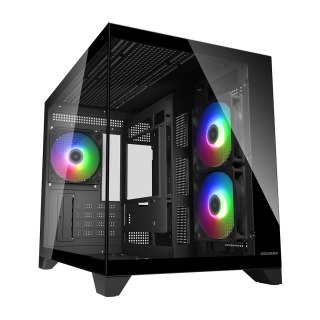 COUGAR CGR-2QA6B-RGB Mini Tower Czarny COUGAR