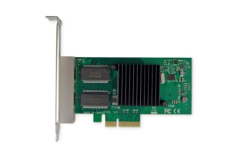 Digitus 4-portowa karta sieciowa Gigabit Ethernet, RJ45, PCI Express, Intel I350 Dell