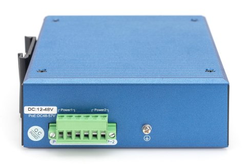 Digitus Przemysłowy 8+2 portowy zarządzalny przełącznik Gigabit Ethernet PoE L2 DIGITUS