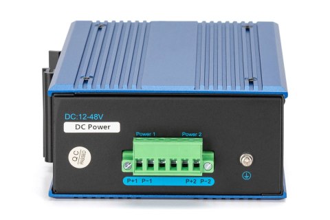 Industrialny przełącznik Ethernet 8+2 -Port Gigabit PoE Switch 8 Port GE PoE RJ45, 2 GE SFP Port DIGITUS