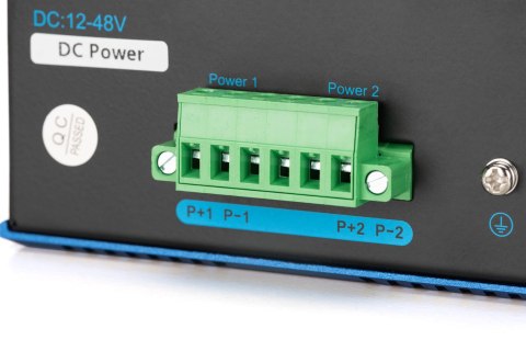 Industrialny przełącznik Ethernet 8+2 -Port Gigabit PoE Switch 8 Port GE PoE RJ45, 2 GE SFP Port DIGITUS
