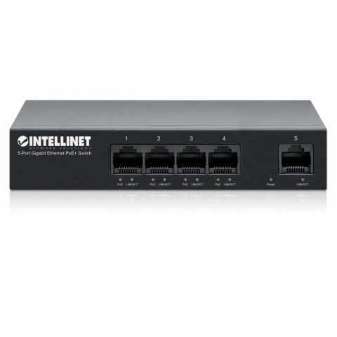 Intellinet 561792 przełącznik sieciowy Gigabit Ethernet (10/100/1000) Obsługa PoE Czarny Intellinet