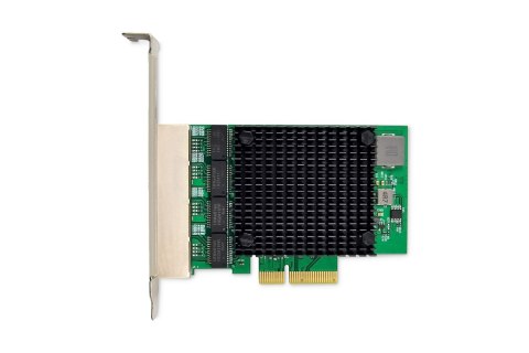 Karta sieciowa przewodowa Quad-RJ45 2.5GbE PCI Express 2.1 Chipset: RTL8125B+ASM1806 DIGITUS