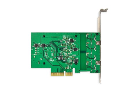 Karta sieciowa przewodowa Quad-RJ45 2.5GbE PCI Express 2.1 Chipset: RTL8125B+ASM1806 DIGITUS