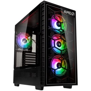 Kolink Observatory Y AMD SE ARGB Midi Tower Czarny, Przezroczysty KOLINK