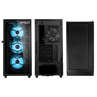 Kolink Observatory Y AMD SE ARGB Midi Tower Czarny, Przezroczysty KOLINK