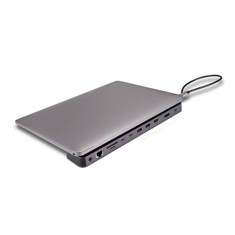 Lindy 43392 stacja dokująca Dokujący USB 3.2 Gen 1 (3.1 Gen 1) Type-C Antracyt LINDY