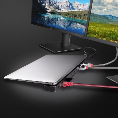 Lindy 43392 stacja dokująca Dokujący USB 3.2 Gen 1 (3.1 Gen 1) Type-C Antracyt LINDY