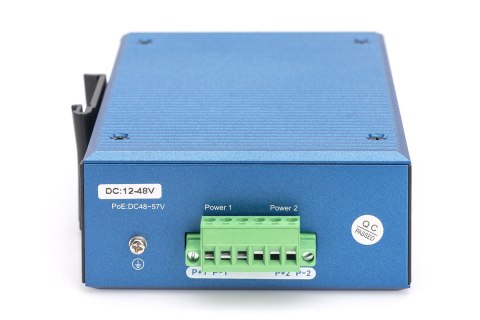Switcher przemysłowy 4+2-Port L2 zarządzany Gigabit Ethernet 4 x GE RJ45 + 2 SFP Port DIGITUS