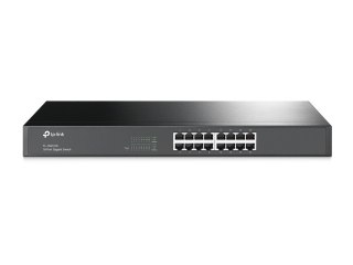 TP-Link TL-SG1016 przełącznik sieciowy Nie zarządzany Gigabit Ethernet (10/100/1000) 1U Czarny TP-LINK